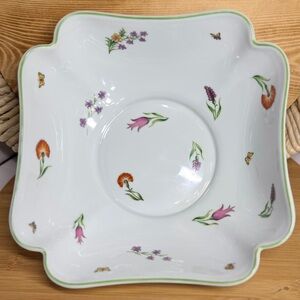 Tiffany & Co. Vintage 90’s Limoges porcelain bowl in "Tiffany Garden" print EUC